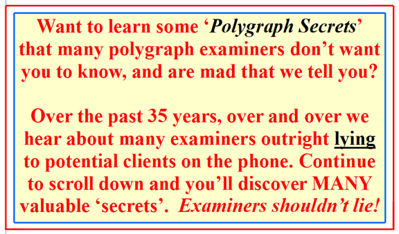 Los Angeles polygraph secrets